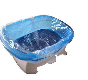 Barato spa liner desechable transparente pedicure bowl liner pedicure liner con 112cm