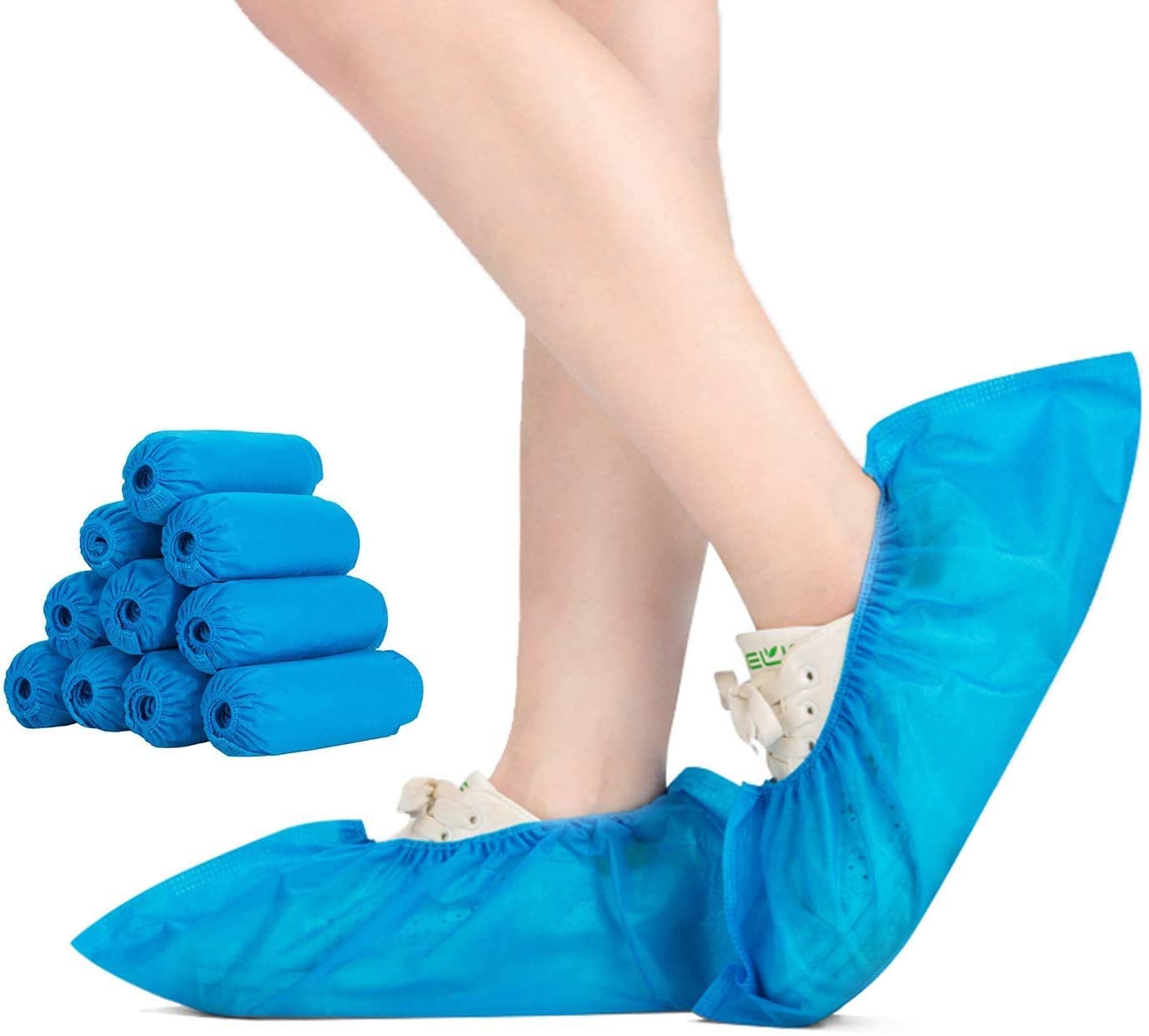 Cubrezapatos impermeable de plástico PE desechable